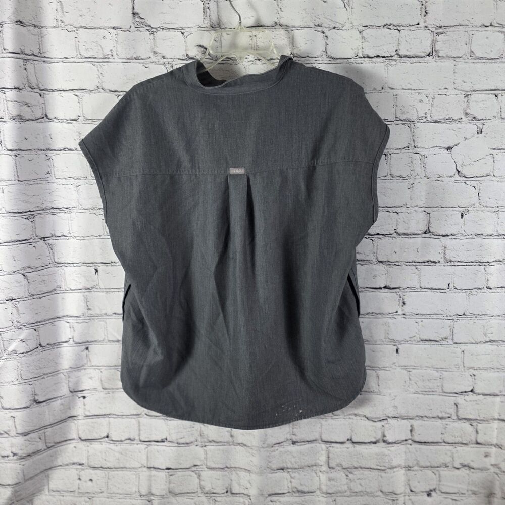 Figs Rafaela Technical Collection Scrub Top Women’s M Sleeveless Gray - Picture 9 of 10
